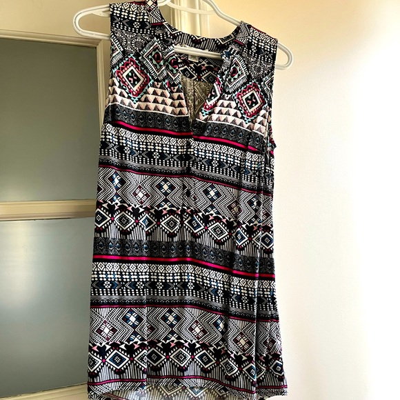 Dalia collection - Aztec print long blouse /tunique xs - Picture 1 of 3